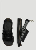 x Suicoke Mura Smooth Leather Sandals in Black