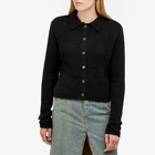 Our Legacy Women's Mazzy Knitted Polo Top in Black