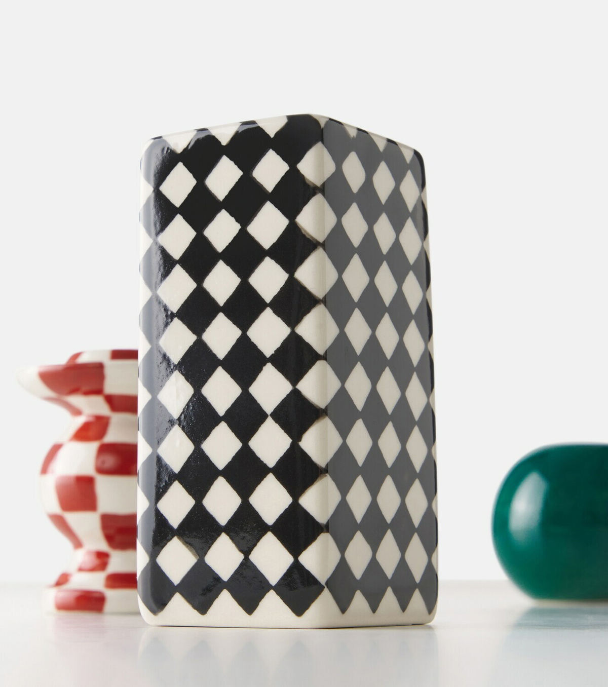 Serax Les Objets Mouleversants Chessboard set of 3 ceramic candle holders