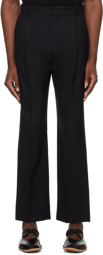 Photo: FORMA Black Pleated Trousers