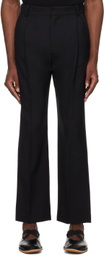 FORMA Black Pleated Trousers