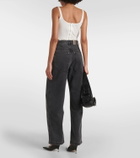Dion Lee Low-rise wide-leg jeans