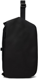 Côte&Ciel Black Riss Coated Canvas Pouch