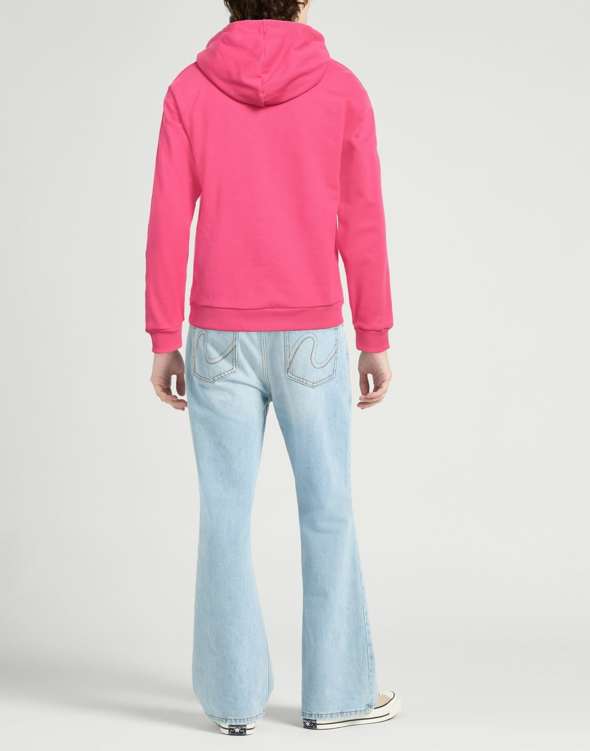 Moschino Mens Sweatshirt Fuchsia