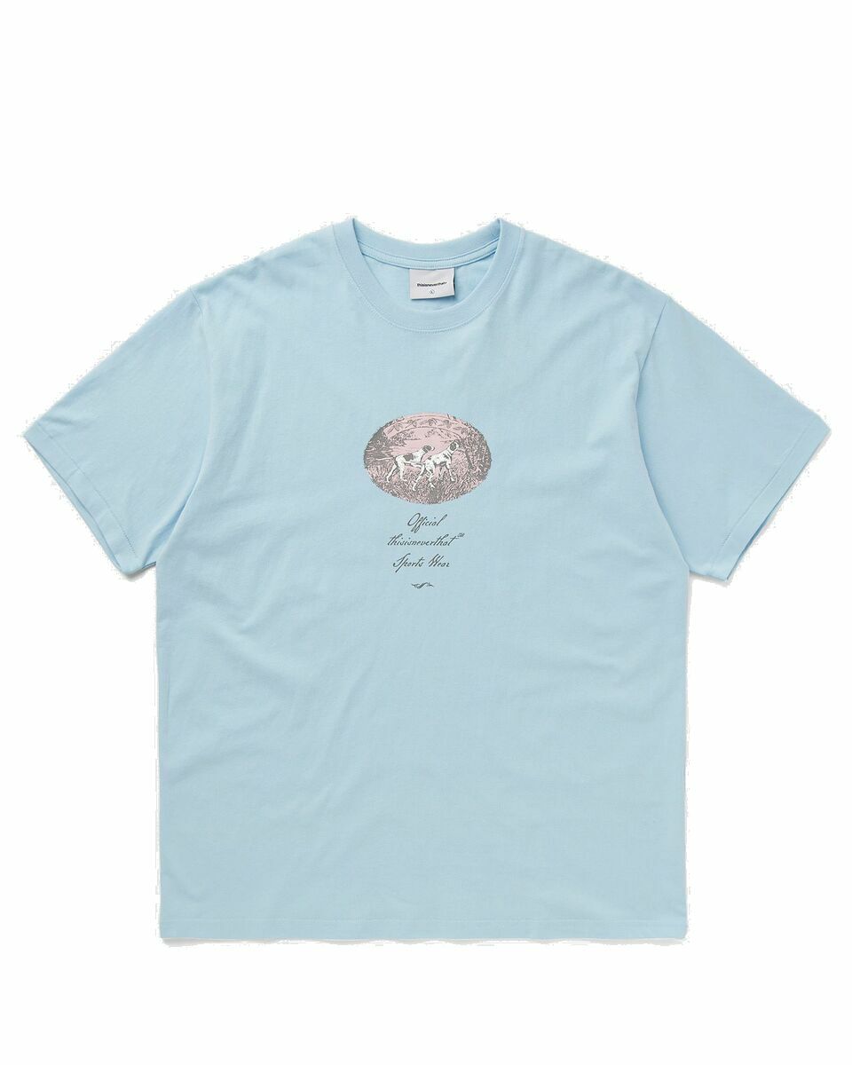 Photo: Thisisneverthat Two Hounds Tee Blue - Mens - Shortsleeves