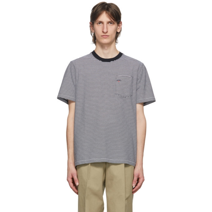 Photo: Noah NYC Black Stripe Pocket T-Shirt