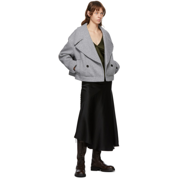 Haider Ackermann Grey Wool Savoia Jacket