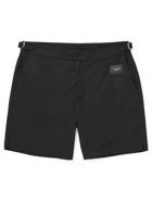 DOLCE & GABBANA - Logo-Appliquéd Swim Shorts - Black