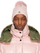 Moncler Pink Pom-Pom Beanie