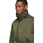 Burberry Green Quilted Tyneside Jacket