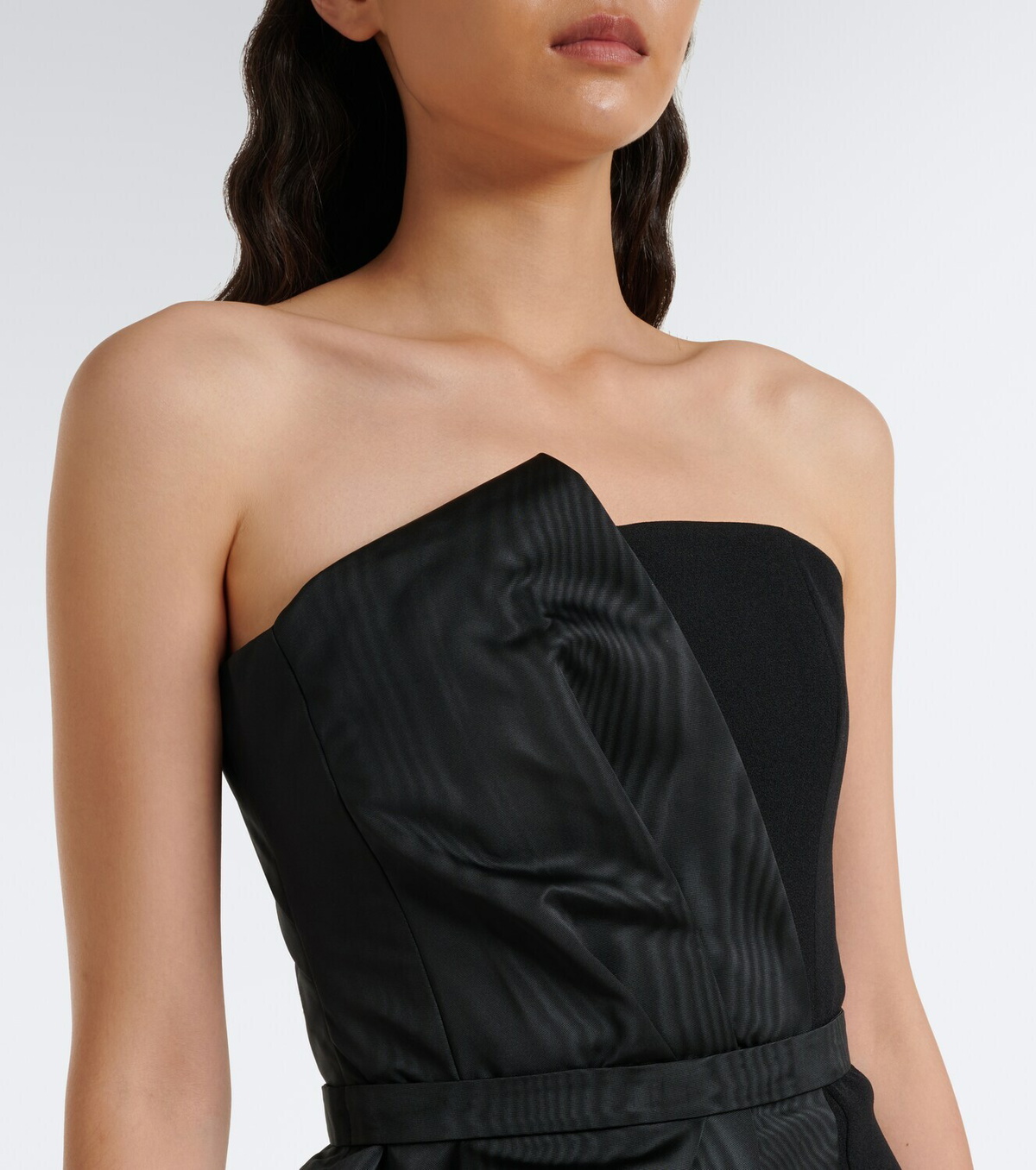 Safiyaa Kasia draped crêpe gown