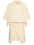 LEMAIRE - Amovible Cotton Mini Dress