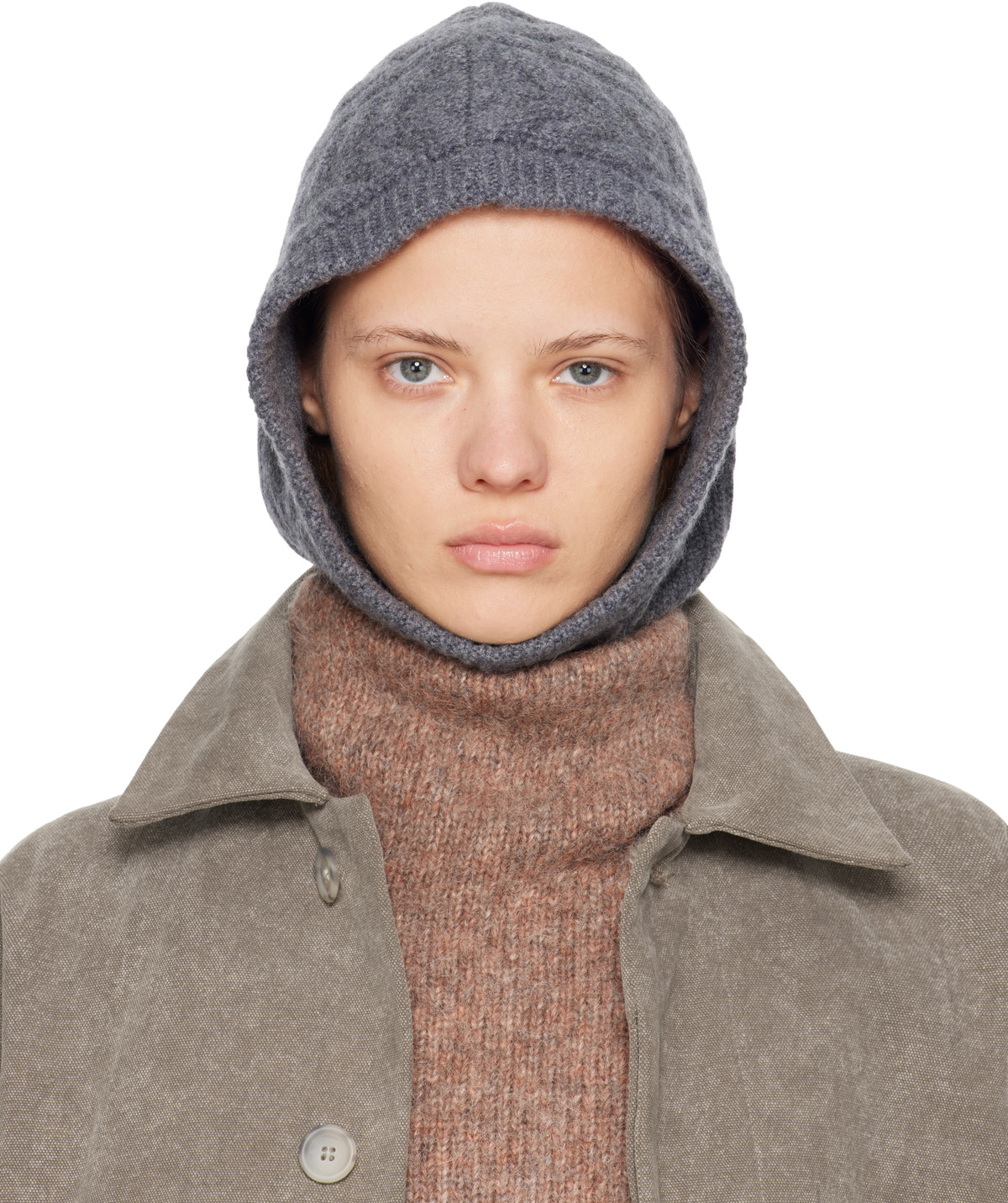 LISA YANG Gray Ylda Balaclava