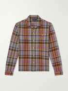 Polo Ralph Lauren - Checked Cotton-Waffle Shirt - Brown