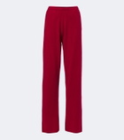 Extreme Cashmere N°320 Rush cashmere-blend wide-leg pants