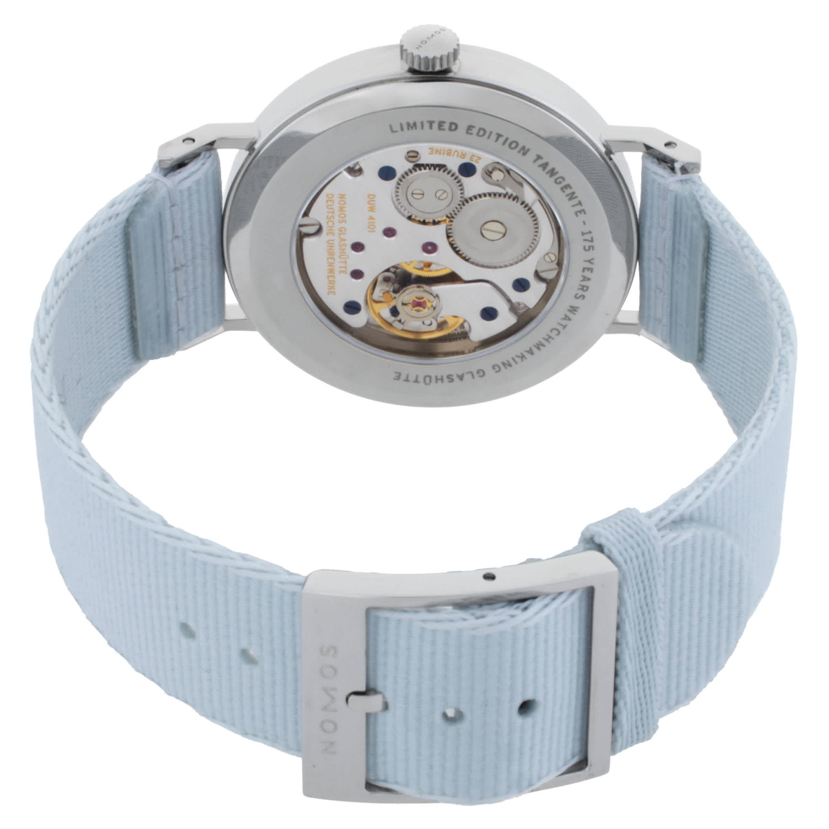 Nomos Tangente Automatic Orange Dial Ladies Watch 179.S17