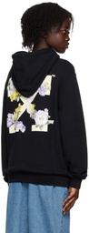 Off-White Black Flower Arrow Hoodie