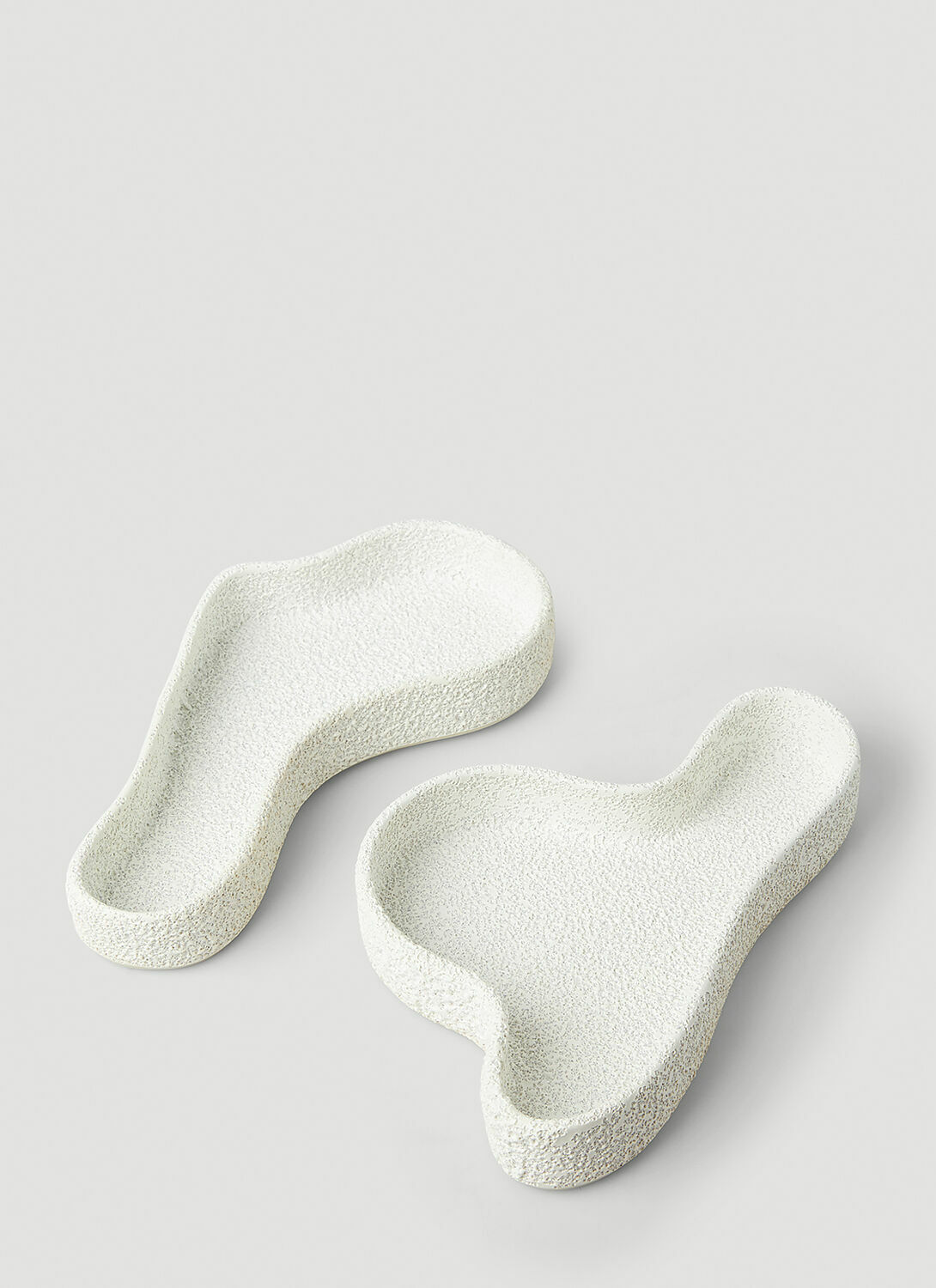 Marloe Marloe Set Of Two Lava & Bone Curved Trays