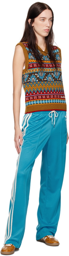 Photo: Wales Bonner Blue adidas Originals Edition Jersey Track Pants