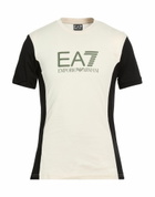 Ea7 Mens T-shirt Cream