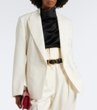 Róhe Double-breasted virgin wool blazer