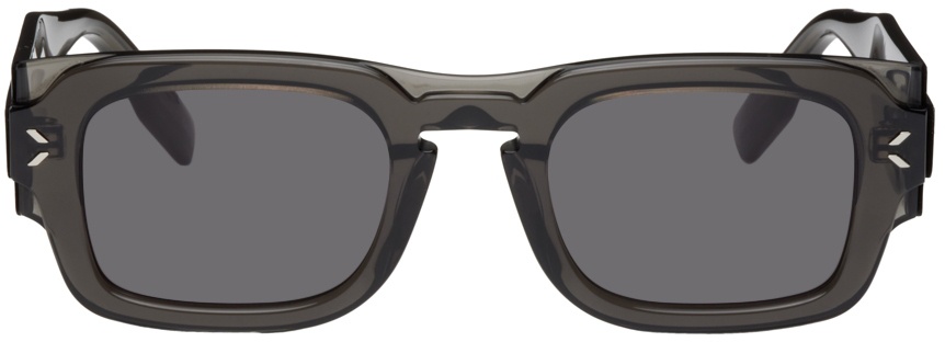 Photo: MCQ Grey 'No. 10 Striae' Sunglasses