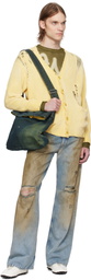 R13 Yellow Boyfriend Cardigan