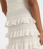 Zimmermann Luna ruffled tiered maxi skirt