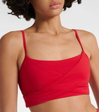 Alo Yoga Airbrush Enso jersey sports bra