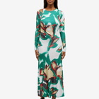 Wood Wood Women's Erica Wrap Midi Dress in Bright Green