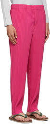 Homme Plissé Issey Miyake Pink Monthly Color June Trousers