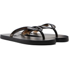 Ancient Greek Sandals Black Saionara Jelly Flip-Flops