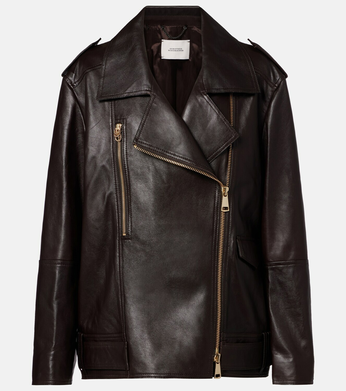 Dorothee Schumacher Sleek Statement leather biker jacket