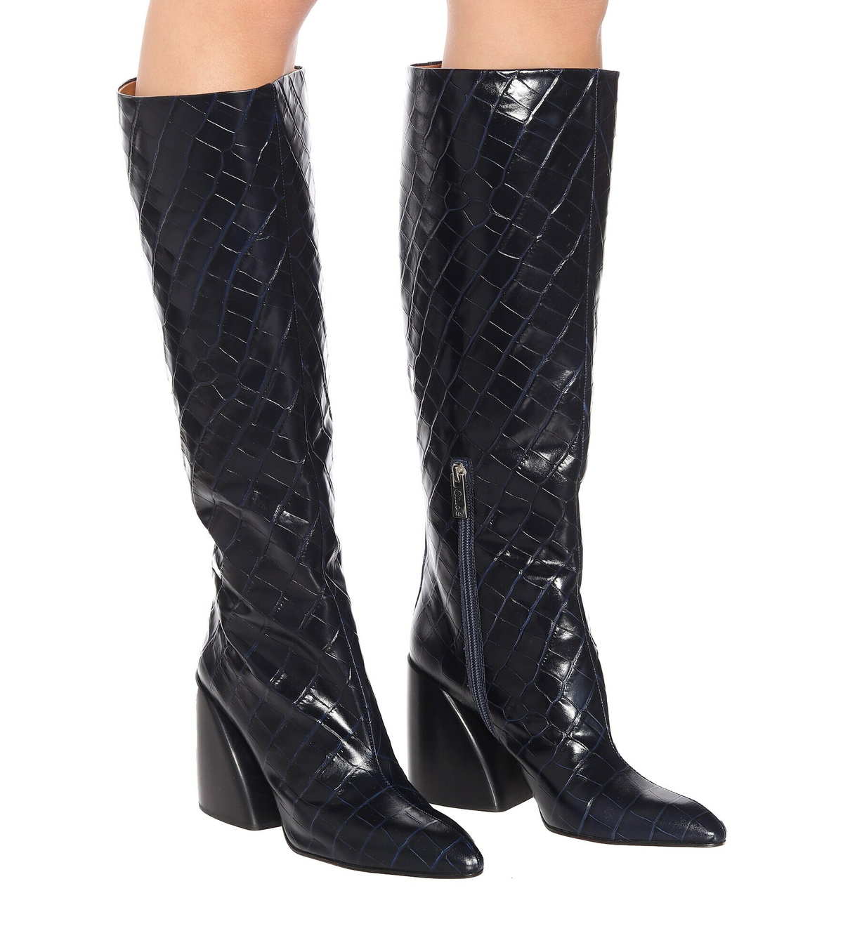 Chloe croc sale boots