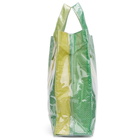 Comme des Garcons Shirt Green and Yellow PVC Picnic Tote