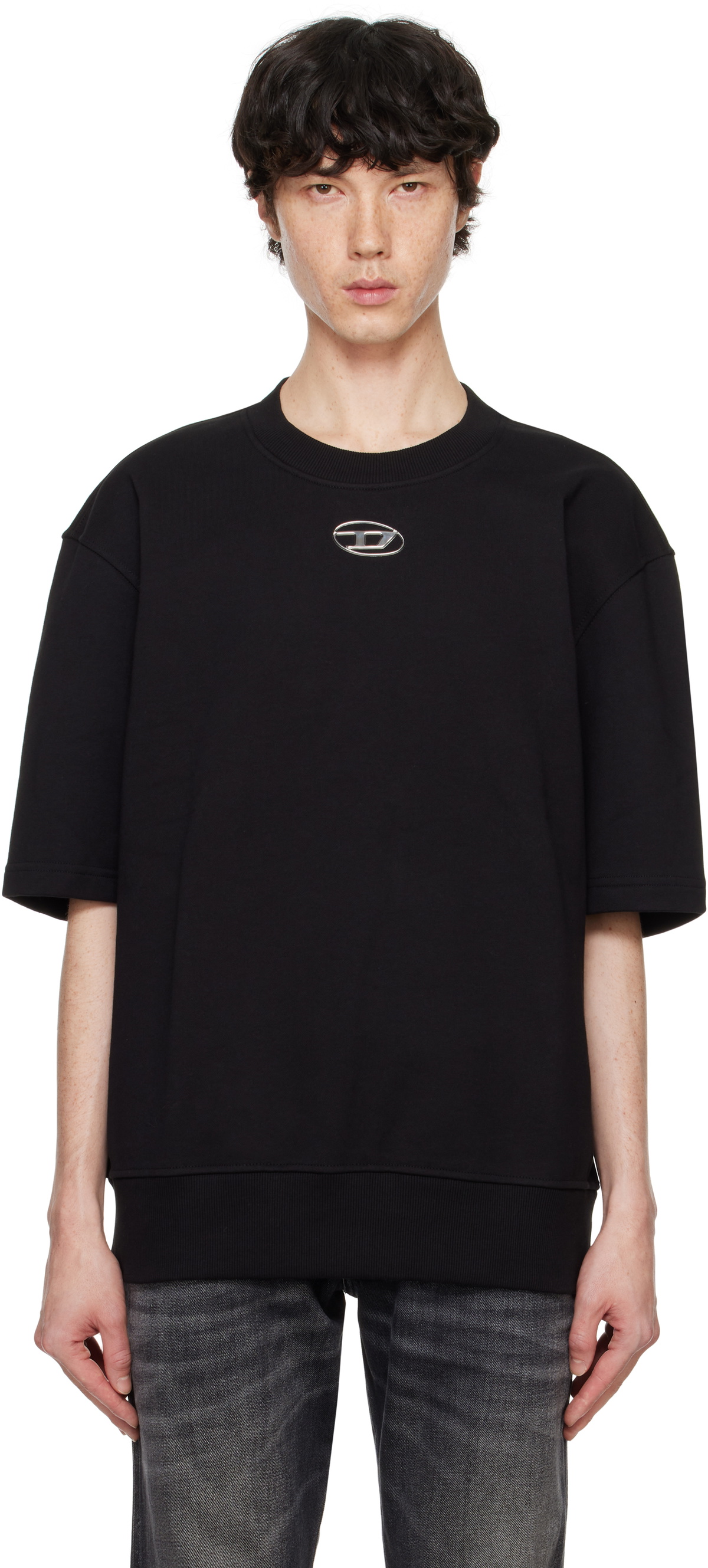 Diesel Black S-Cooling-L1 T-shirt Diesel
