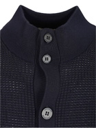 Ballantyne Rice Stitch Cotton Cardigan