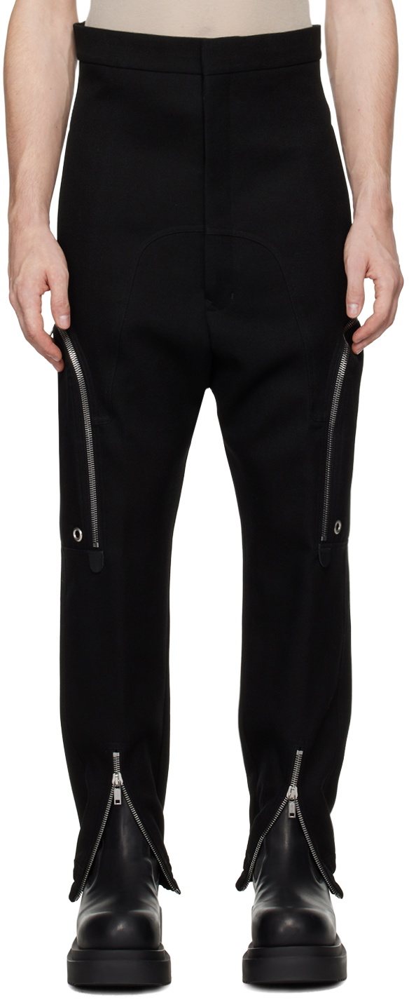 新作人気 Cargo Bauhaus Dirt Porterville Black Pants Sale on Owens Rick by パンツ