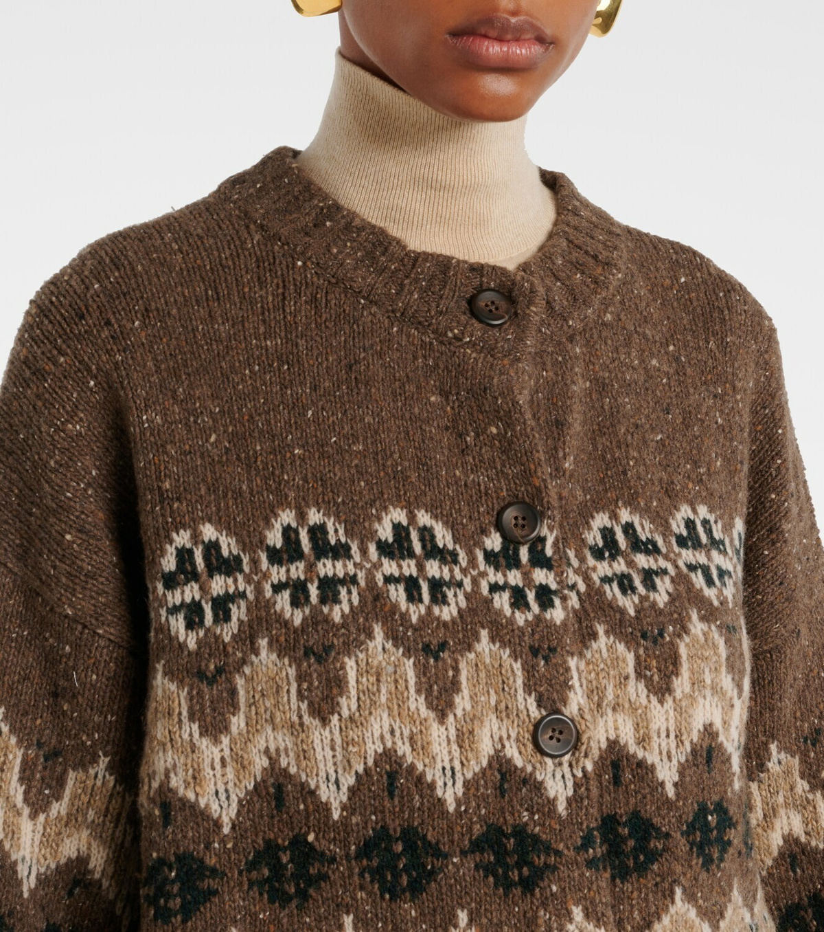 Altuzarra Cammie Fair Isle wool-blend cardigan