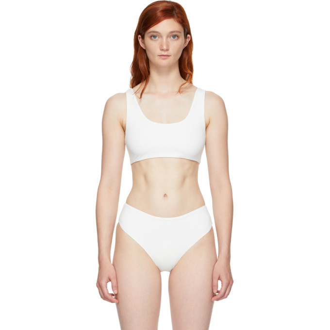 Photo: Myraswim White Diego Bikini Top