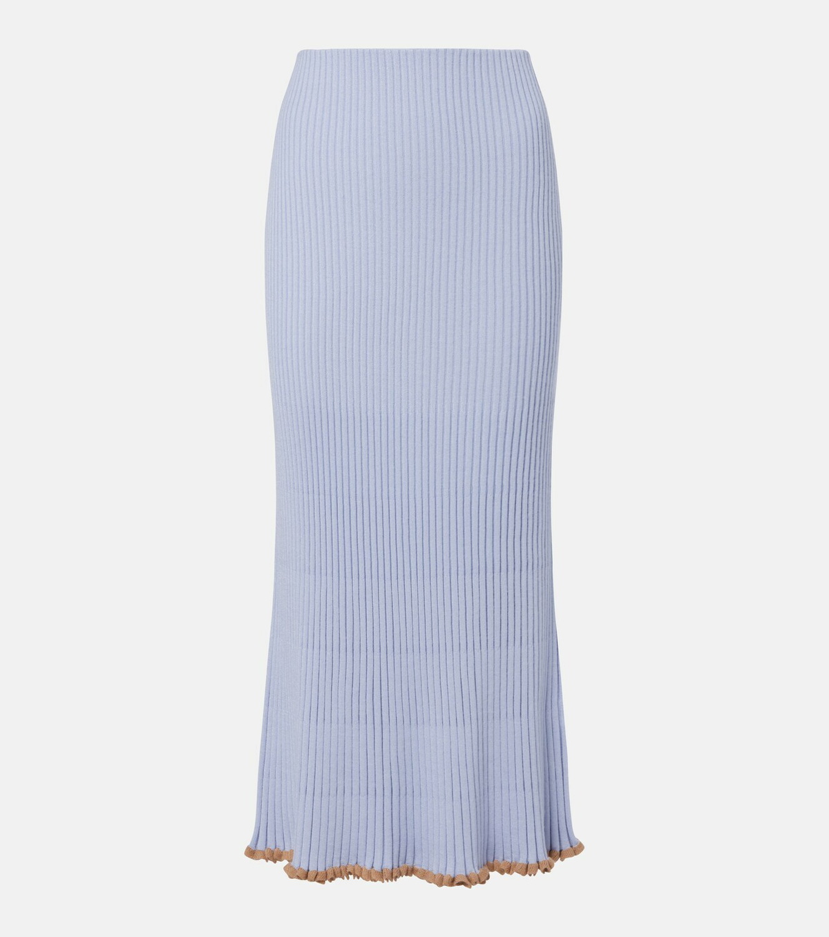 Gabriela Hearst Kavya cashmere and silk midi skirt