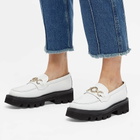 Grenson Women's Nina Chunky Loafer in White Rub Off