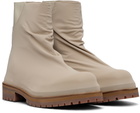 424 Beige Marathon Boots