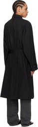 The Row Black Eugene Coat