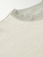KAPITAL - Coneybowy Reversible Printed Cotton-Jersey Sweatshirt - White
