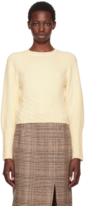 Photo: Recto Off-White Brushed Wool Sweater