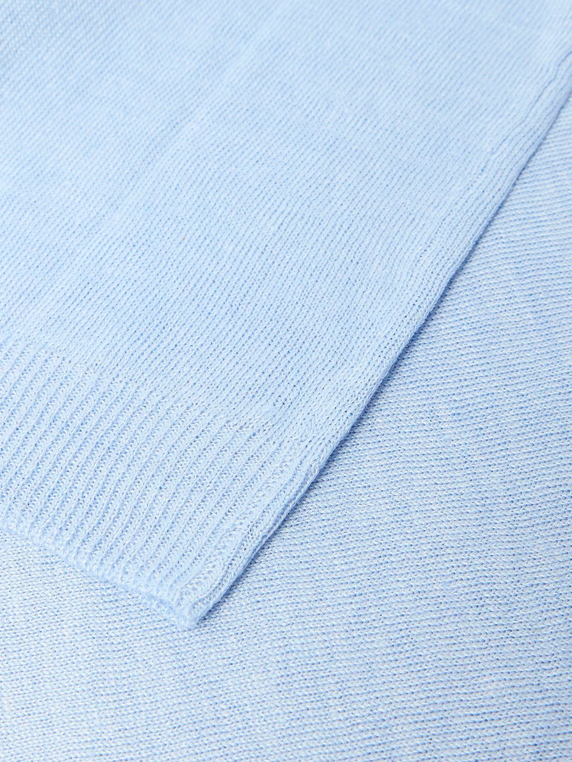 Anderson & Sheppard - Linen Sweater - Blue
