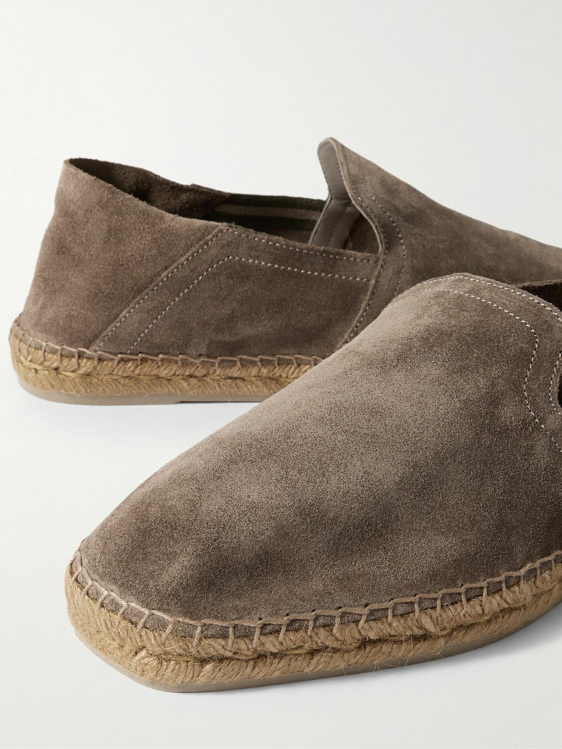 Castañer - Parker Collapsible-Heel Suede Loafers - Brown