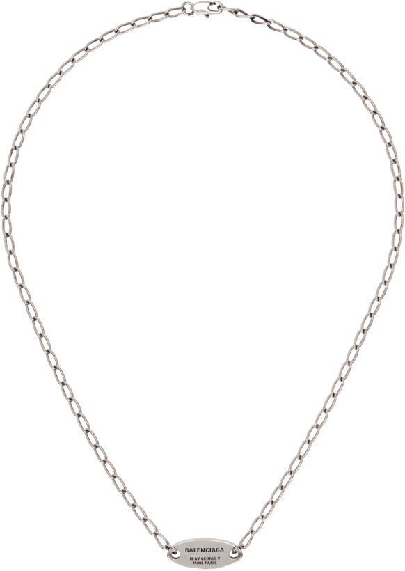 Photo: Balenciaga Silver Everyday Necklace