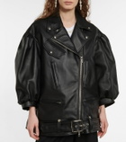 Simone Rocha - Leather biker jacket